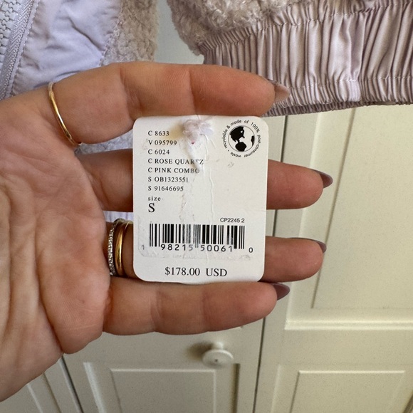 NWT - FP Movement by Free People - Fuzzy Was She Fleece Pullover in Rose Quartz - Picture 11 of 16